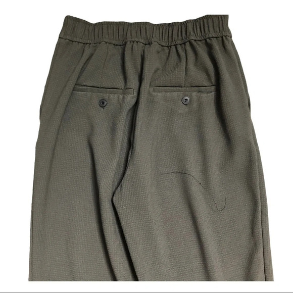🛍️3/$40 H&M Casual Dress Pant Front & Rear Pockets Green Size  2 - Picture 5 of 6